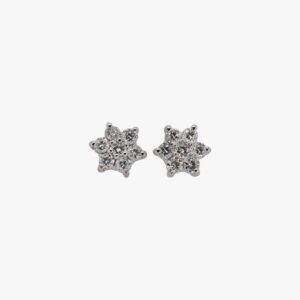 14KT Yellow Gold .50CTW Cluster Flower Diamond Stud Earrings (copy)