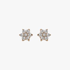 14KT White Gold .50CTW Cluster Diamond Stud Earrings (copy)
