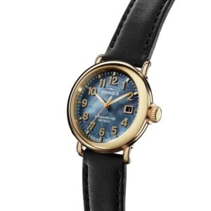 Shinola Detroit Runwell 41mm Black Mother of Pearl Watch (copy)