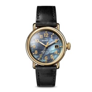 Shinola Detroit Runwell 41mm Black Mother of Pearl Watch (copy)