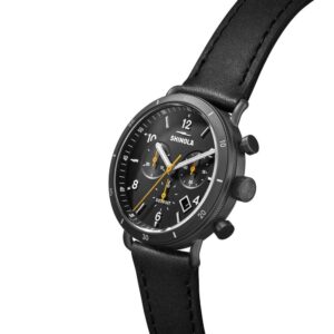 Shinola Detroit 40mm Black Canfield Sport Chronograph Watch
