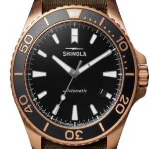 Shinola Detroit 43mm Bronze Monster Automatic Watch