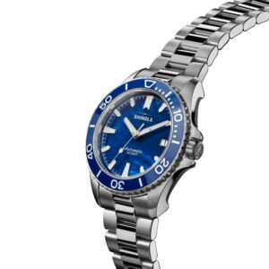 Shinola Detroit 39mm Blue Mother of Pearl Automatic Monster Dive Watch