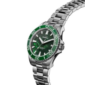 Shinola Detroit 39mm Green Mother of Pearl Automatic Monster Dive Watch
