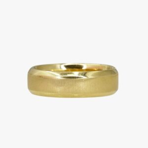 Yellow Gold 6.5mm Beveled Edge Band